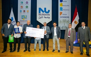  Nile University Presented a climate change track in The 14th UGRF Special Edition: 3rd Egyptian Junior Researcher Competition and received 16 new innovative ideas on climate change mitigation https://www.facebook.com/nuresearch1/posts/589649656141162 the climate change track recieved 16 projects with very innovatoive ideas offereing solutions to several climate change problems including climate finance,  greenhouse gas emissions, global warming causes and impacts, humans contribution to global climate chan