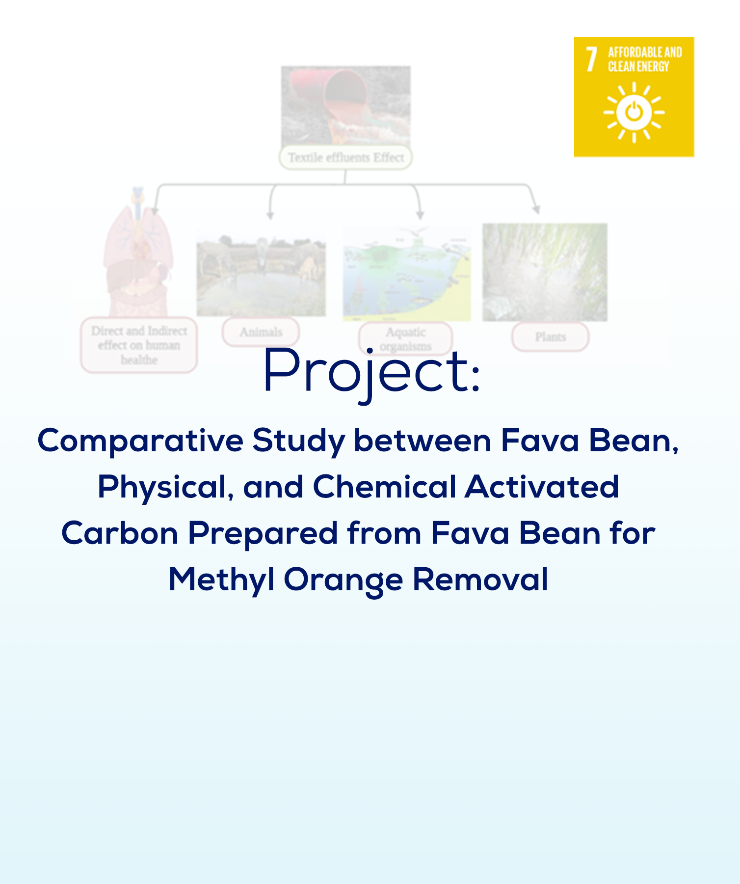 Comparative Study between Fava Bean, Physical, and Chemical Activated Carbon Prepared from Fava Bean for Methyl Orange Removal.