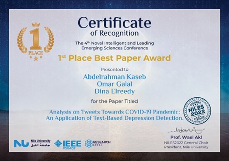 1st Place – Best Paper Award