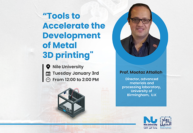 “Tools to Accelerate the Development of Metal 3D Printing" Talk 