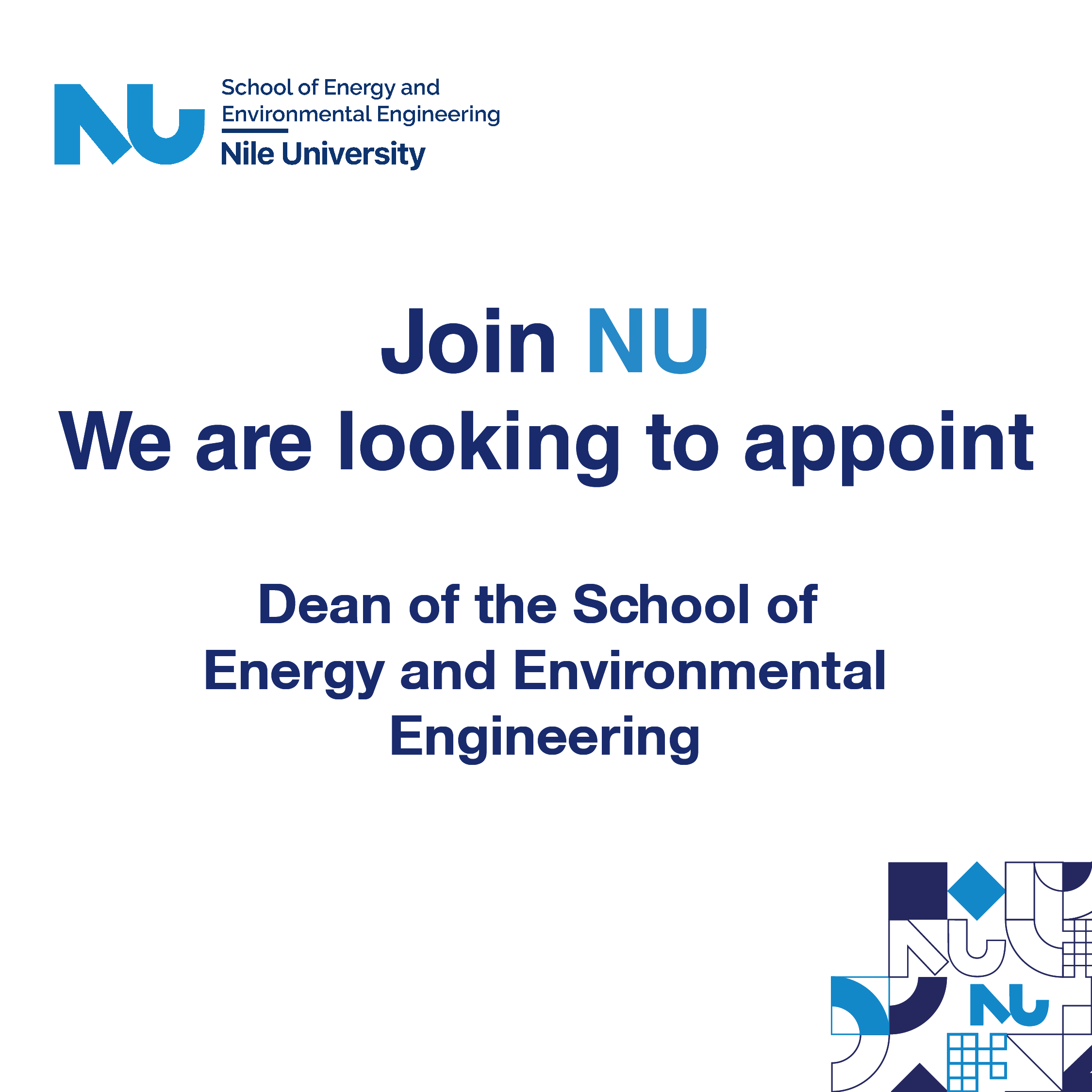 Dean of the School of Energy and Environmental Engineering