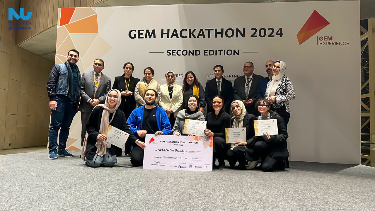 Nile University and Cairo University Team Wins 1st Place at the GEM Hackathon