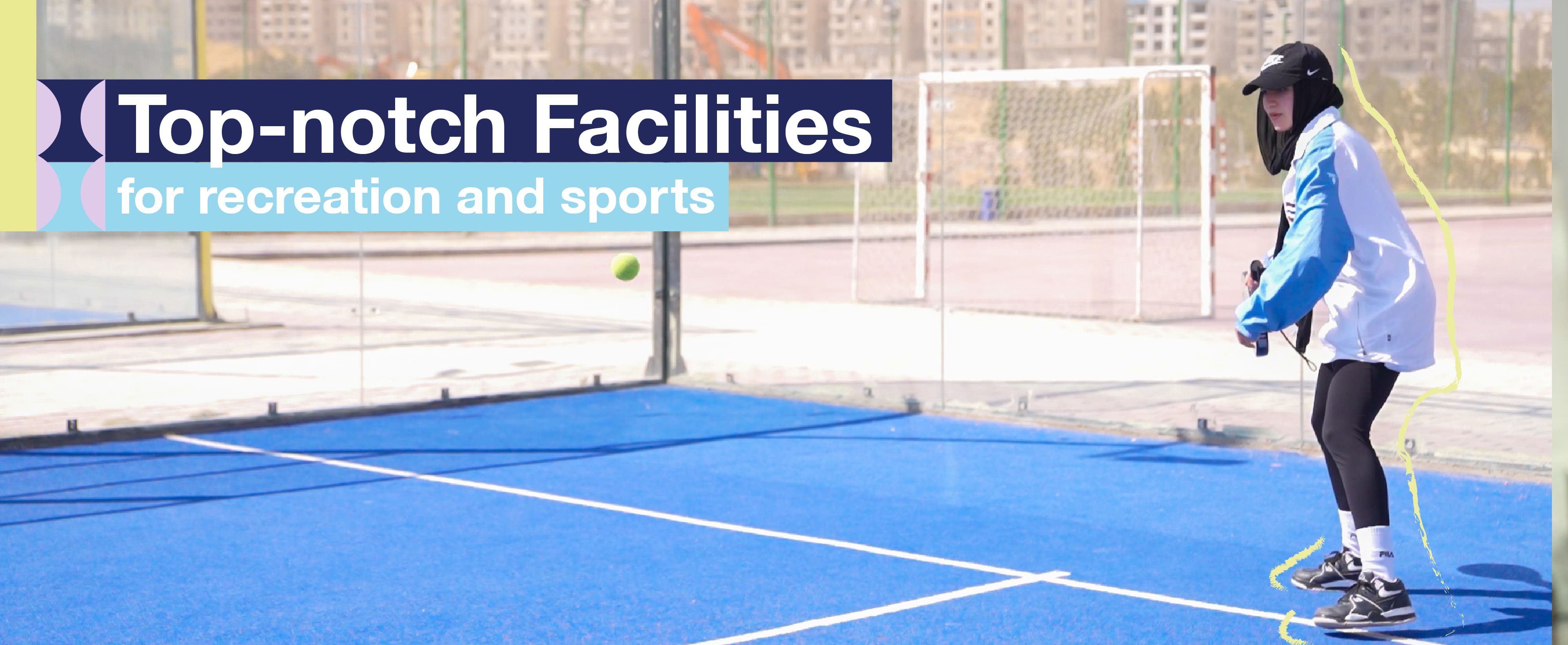 Top-notch facilities for recreation and sports