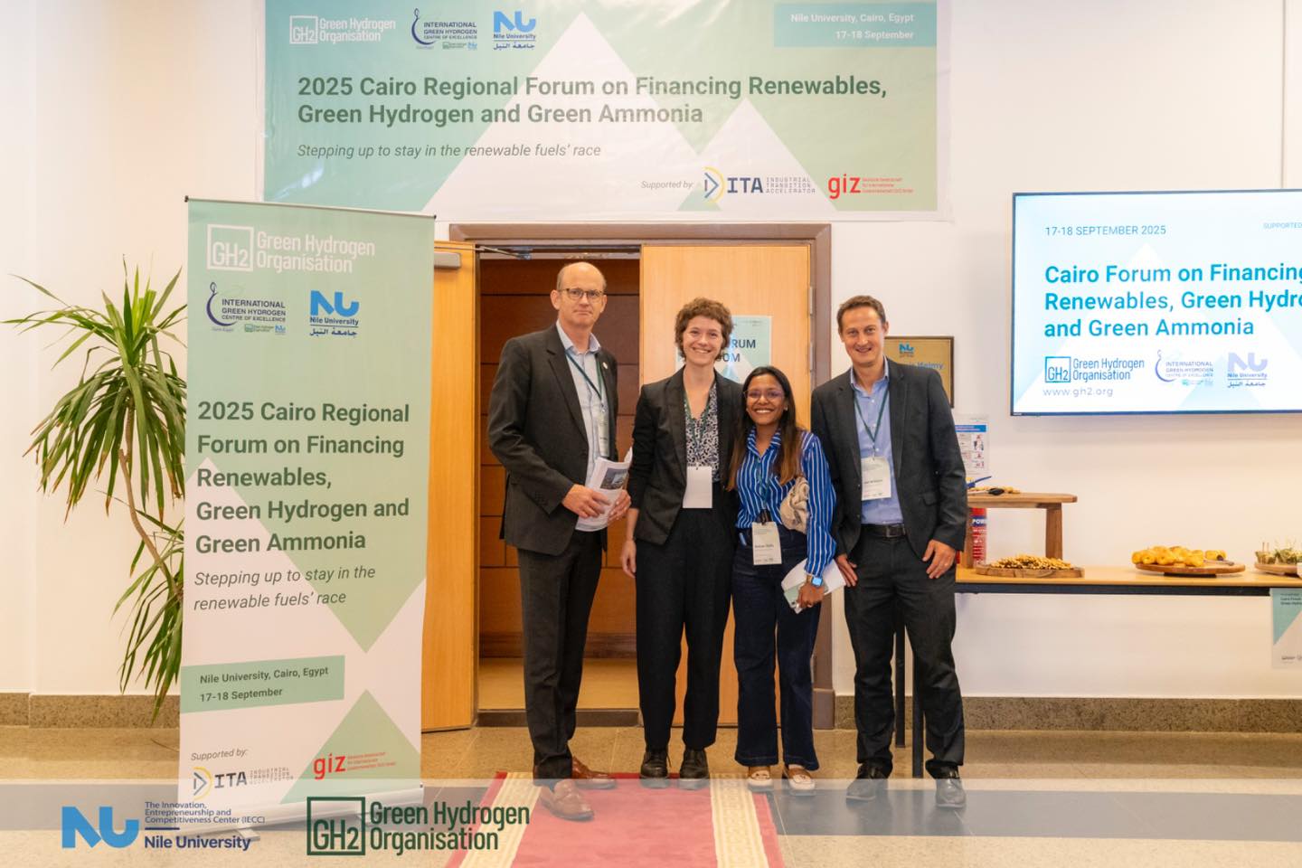 Nile University proudly hosted the 2025 Cairo Regional Forum on Financing Renewables, Green Hydrogen, and Green Ammonia