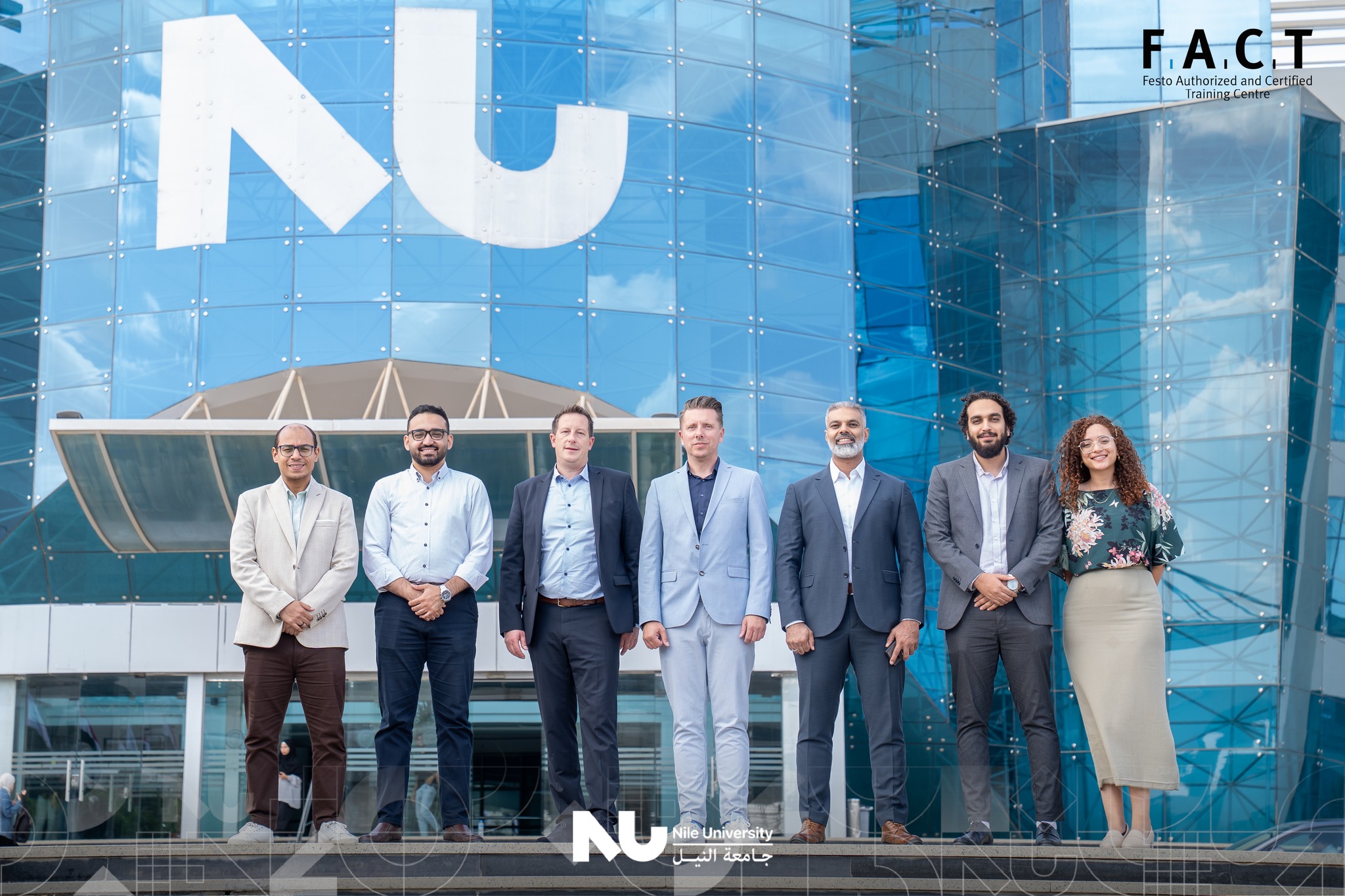 FACT Center at Nile University has successfully completed its 3rd FESTO international audit