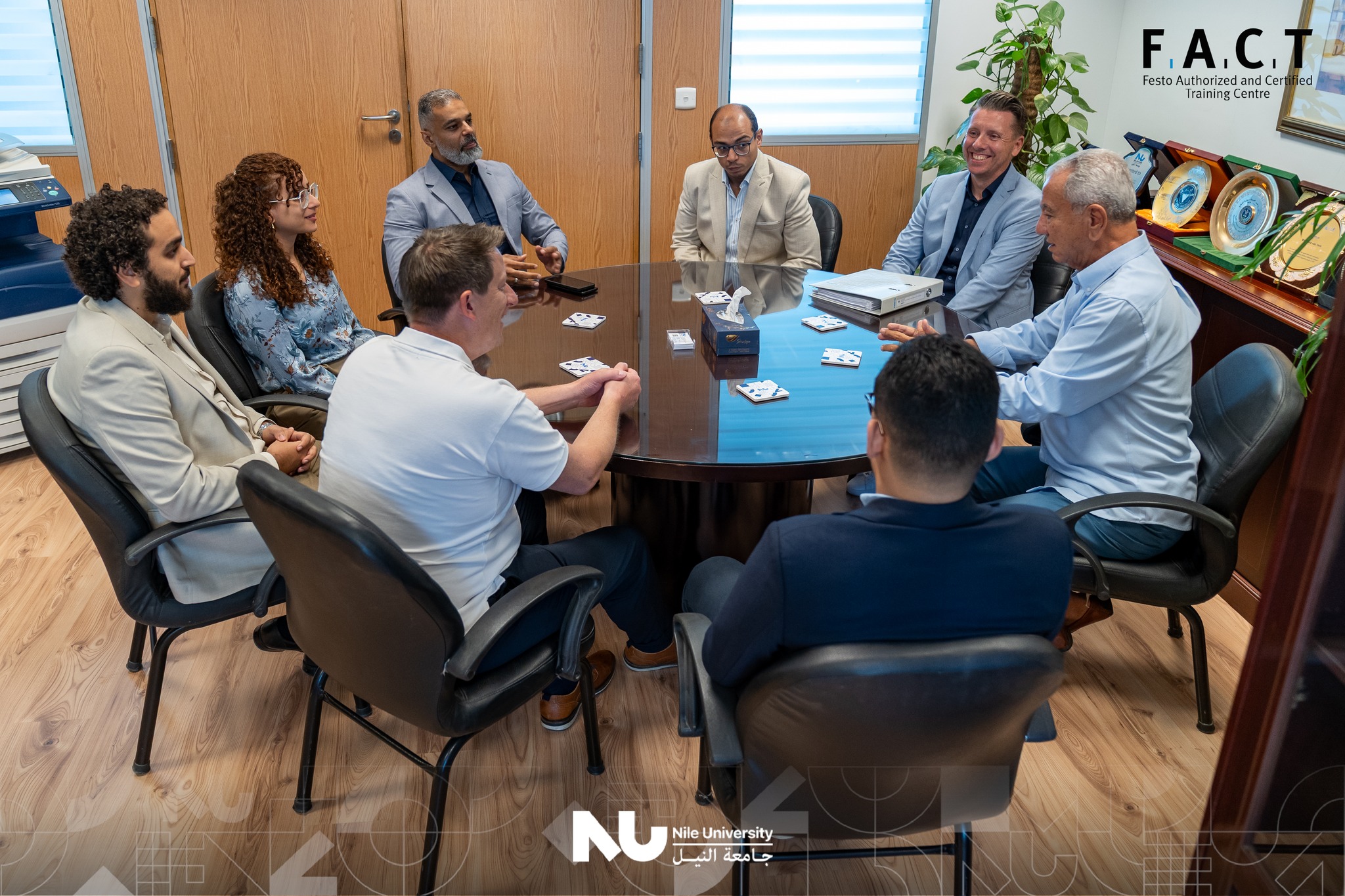 FACT Center at Nile University has successfully completed its 3rd FESTO international audit