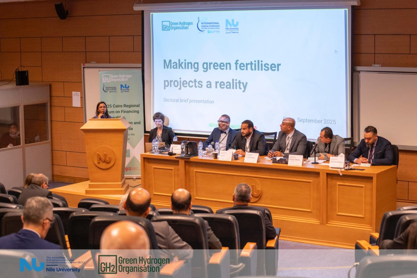 Nile University proudly hosted the 2025 Cairo Regional Forum on Financing Renewables, Green Hydrogen, and Green Ammonia