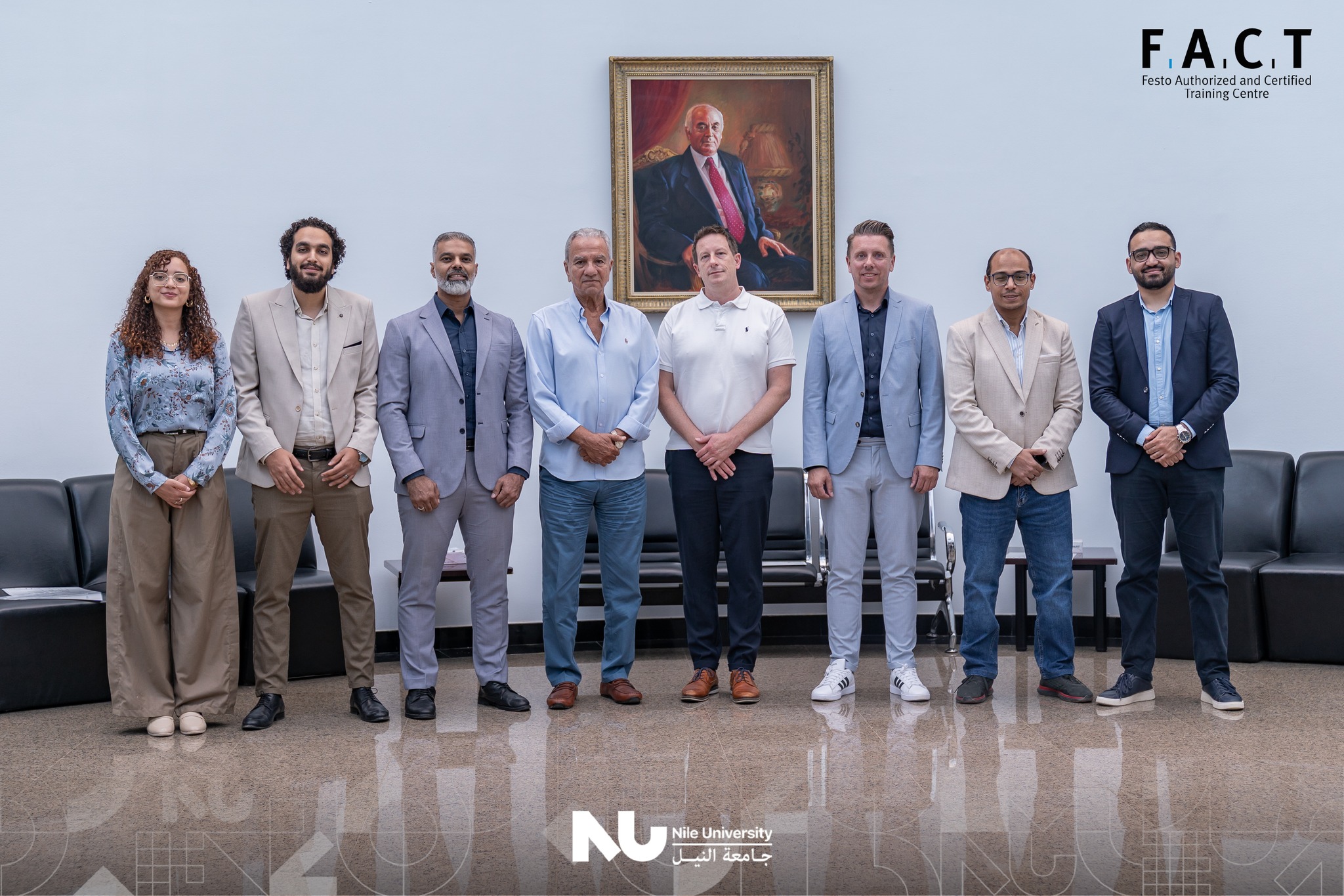 FACT Center at Nile University has successfully completed its 3rd FESTO international audit