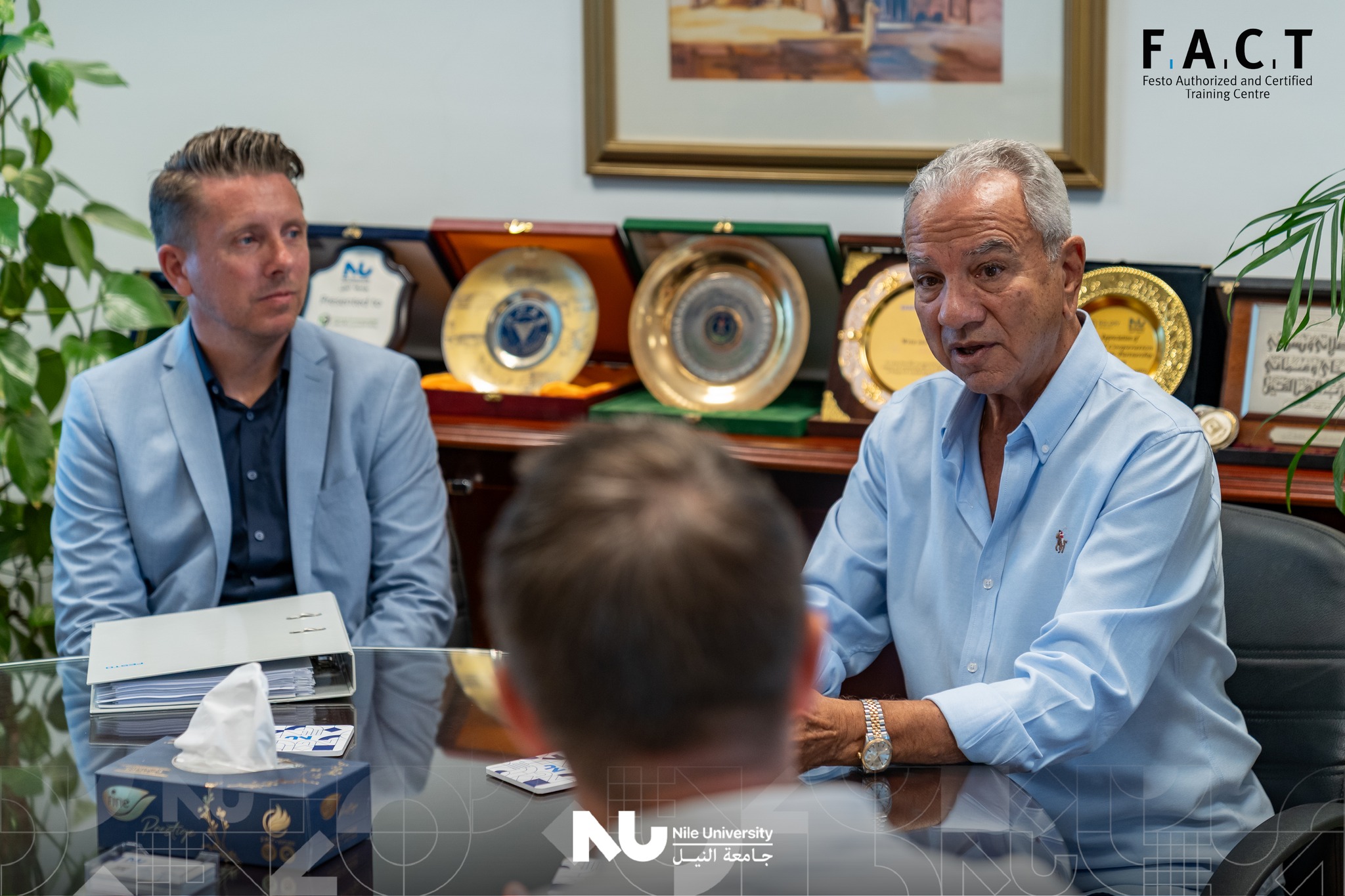 FACT Center at Nile University has successfully completed its 3rd FESTO international audit