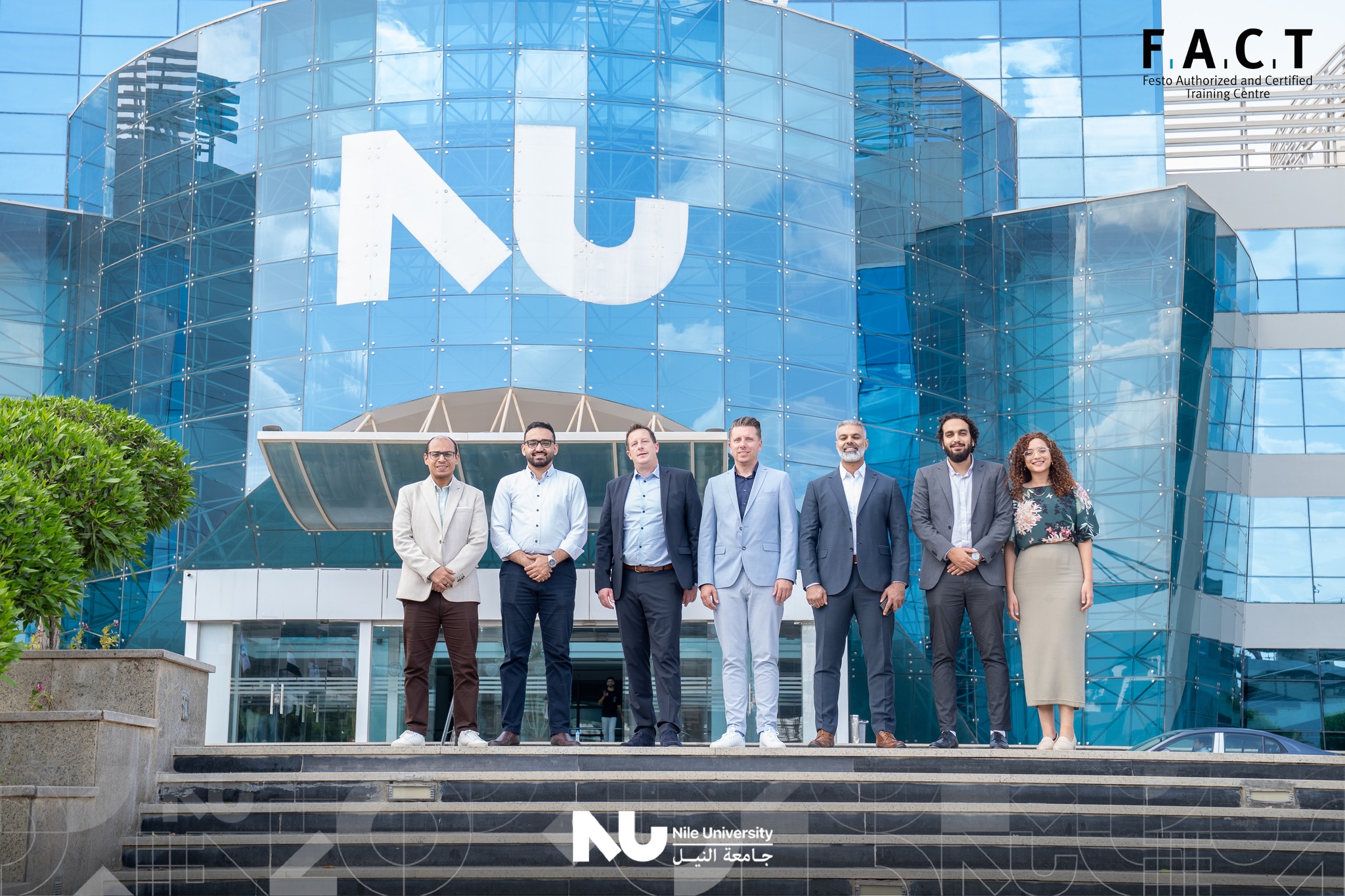 FACT Center at Nile University has successfully completed its 3rd FESTO international audit