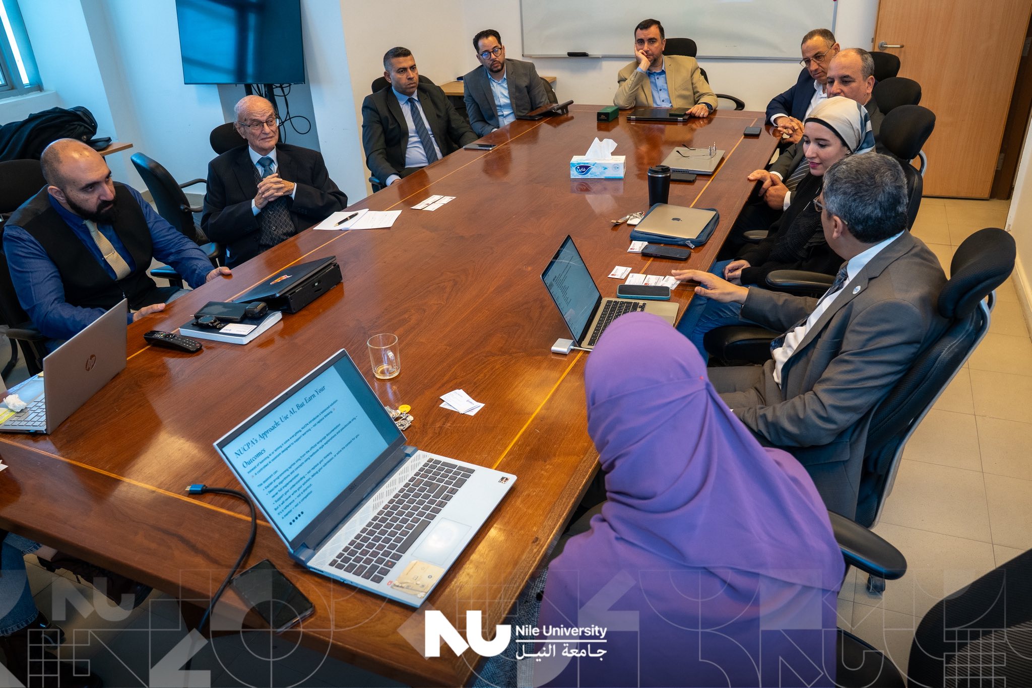 Fostering Collaboration: Digital Research Center of Sfax Visits Nile University