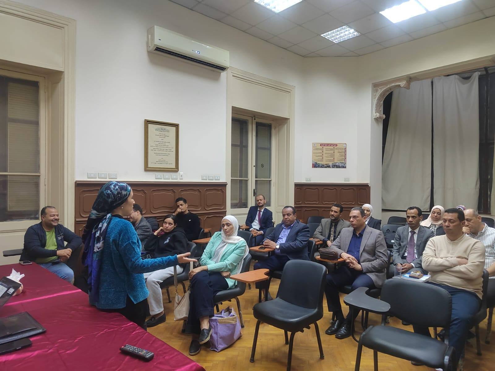 Nile University proudly participated in the 7th session of the Cultural Season organized by the National Institute of Intellectual Property at Capital University