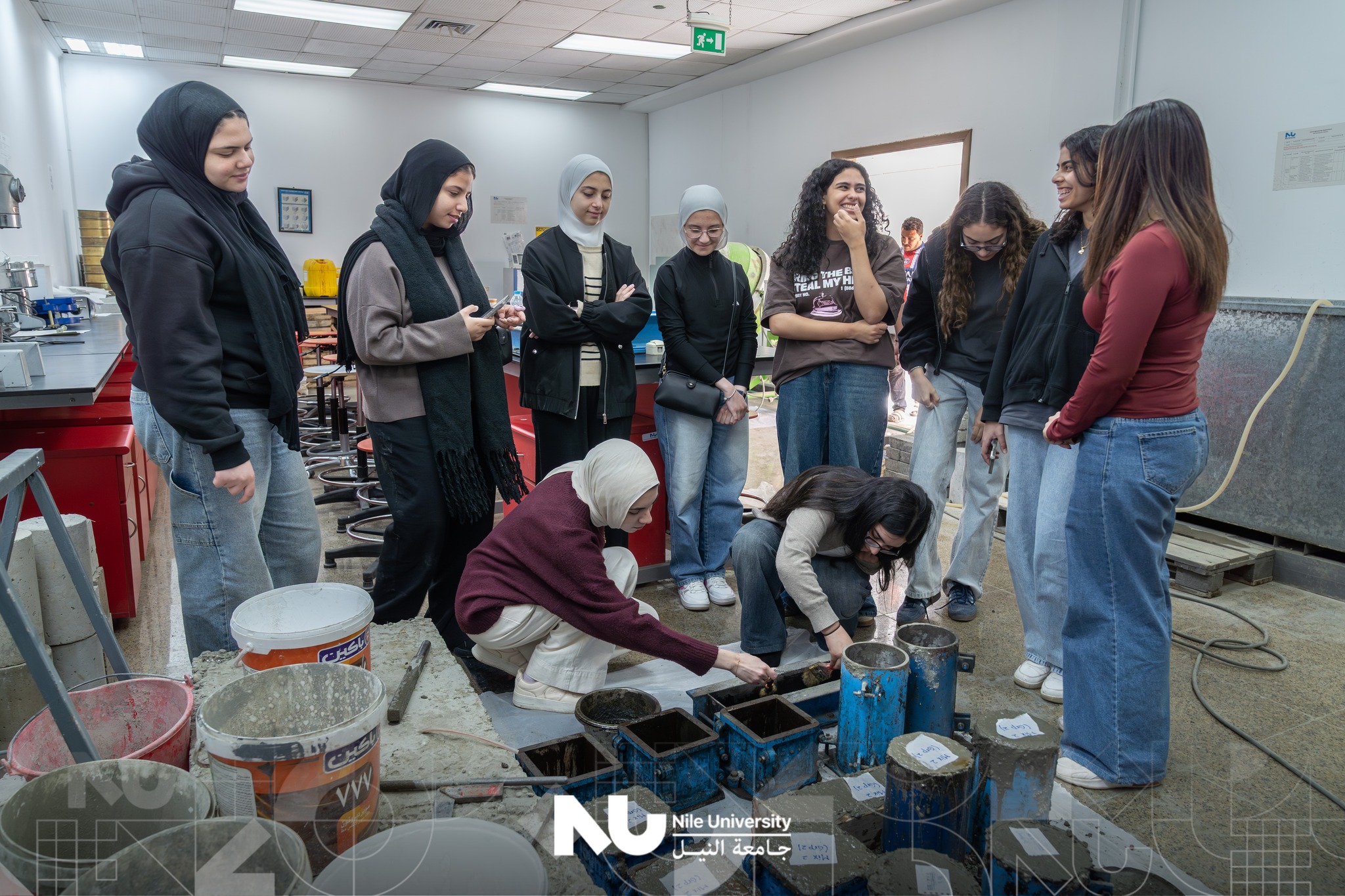 Concrete in action, community in focus