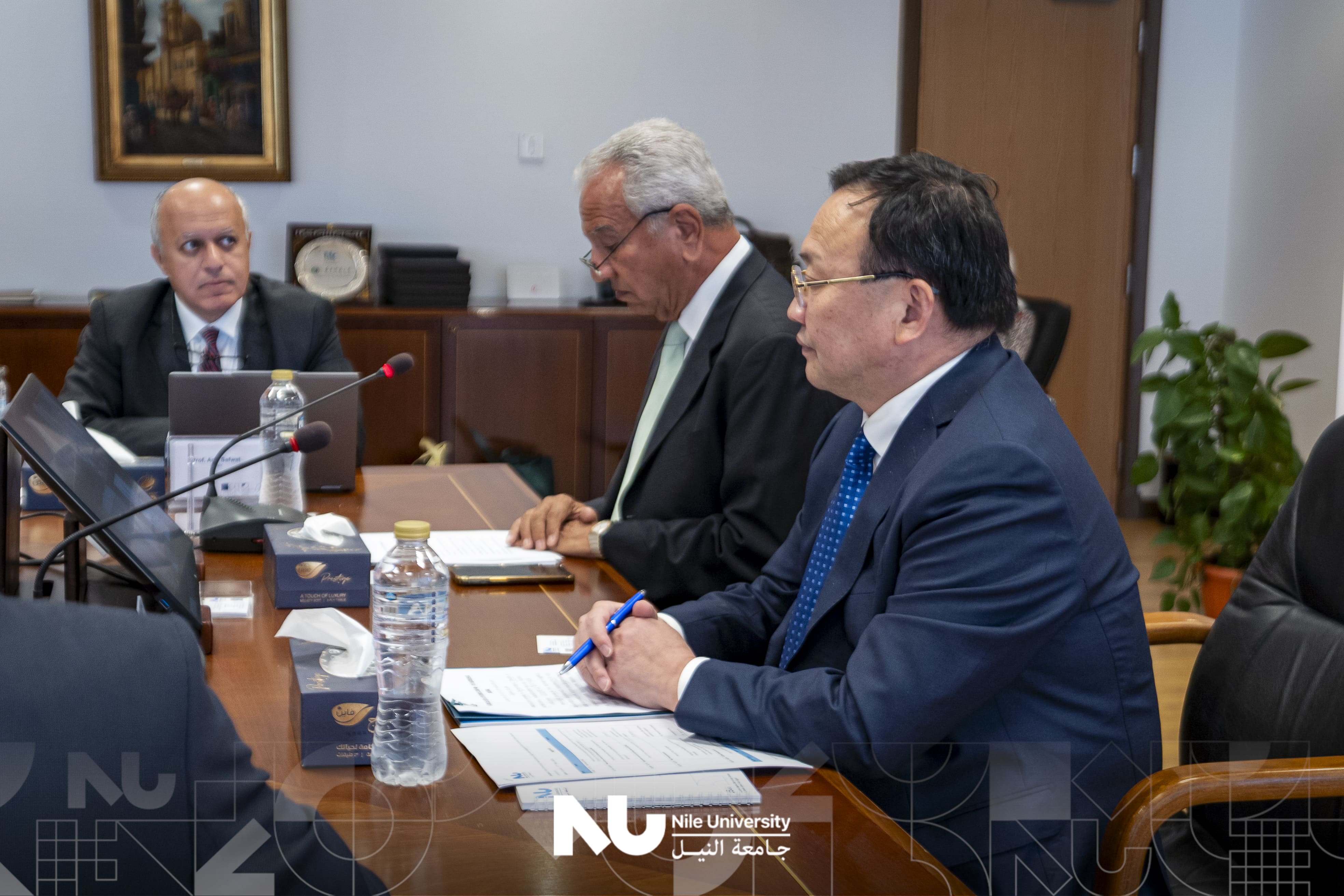 Nile University hosts a delegation from Central China Normal University (CCNU)