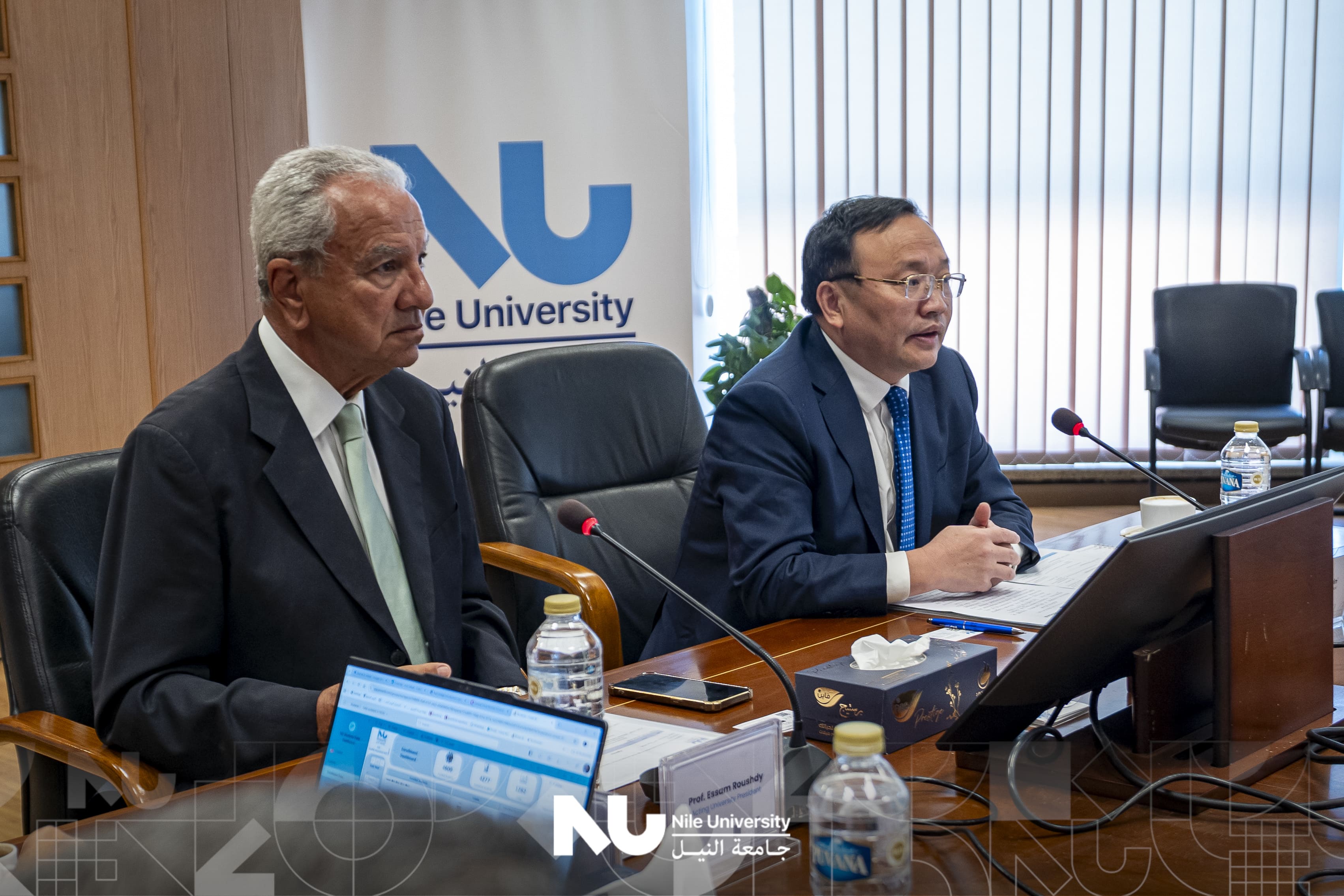 Nile University hosts a delegation from Central China Normal University (CCNU)