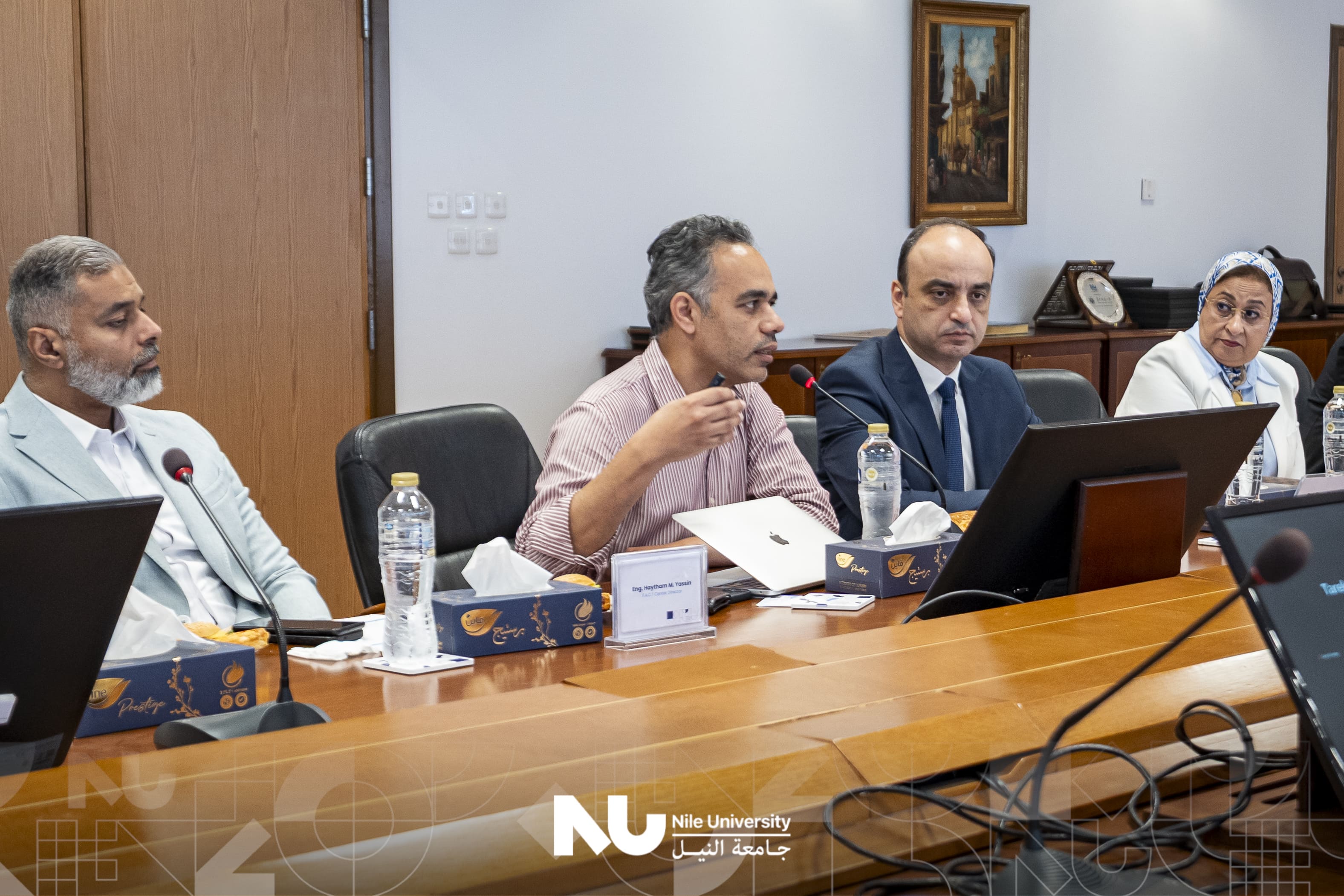 Nile University hosts a delegation from Central China Normal University (CCNU)