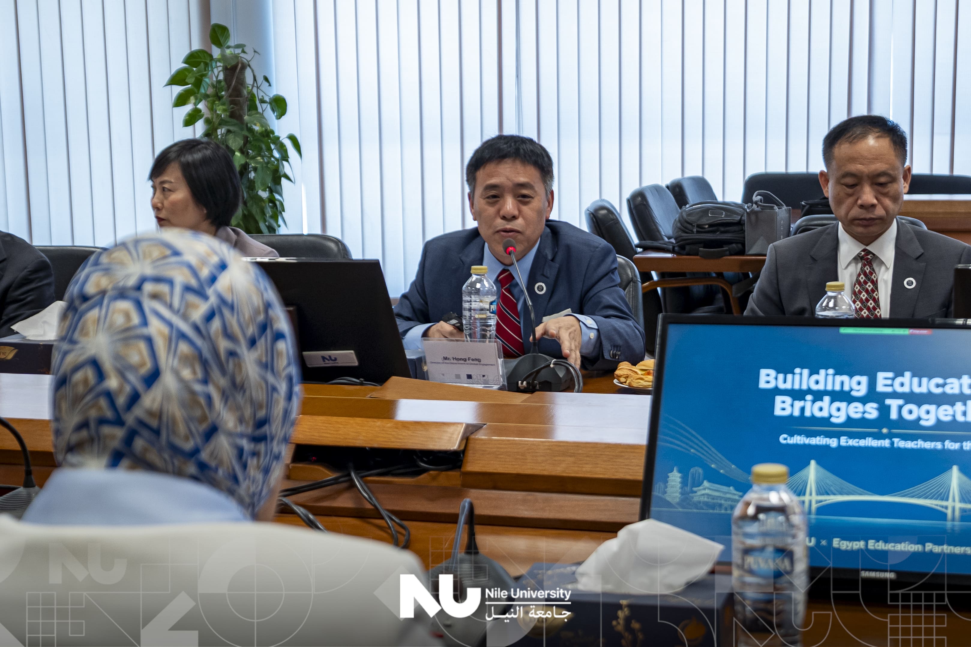 Nile University hosts a delegation from Central China Normal University (CCNU)