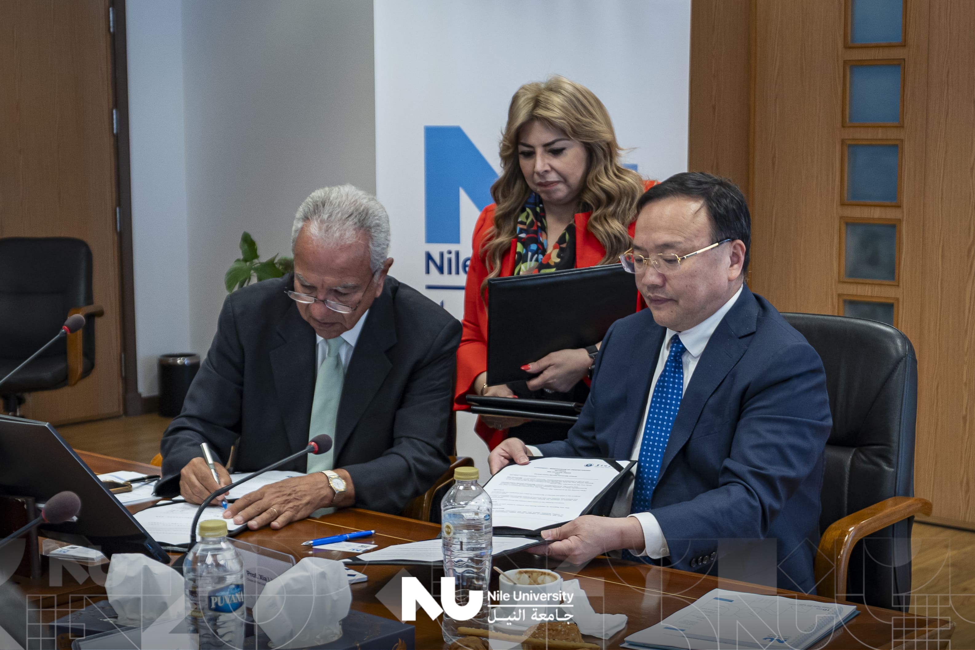 Nile University hosts a delegation from Central China Normal University (CCNU)