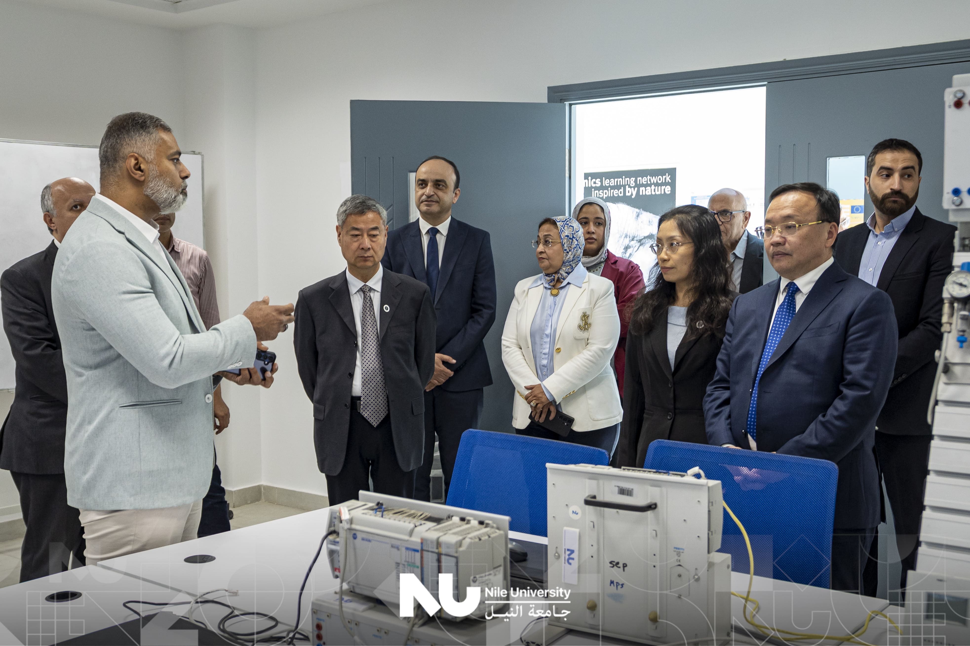 Nile University hosts a delegation from Central China Normal University (CCNU)
