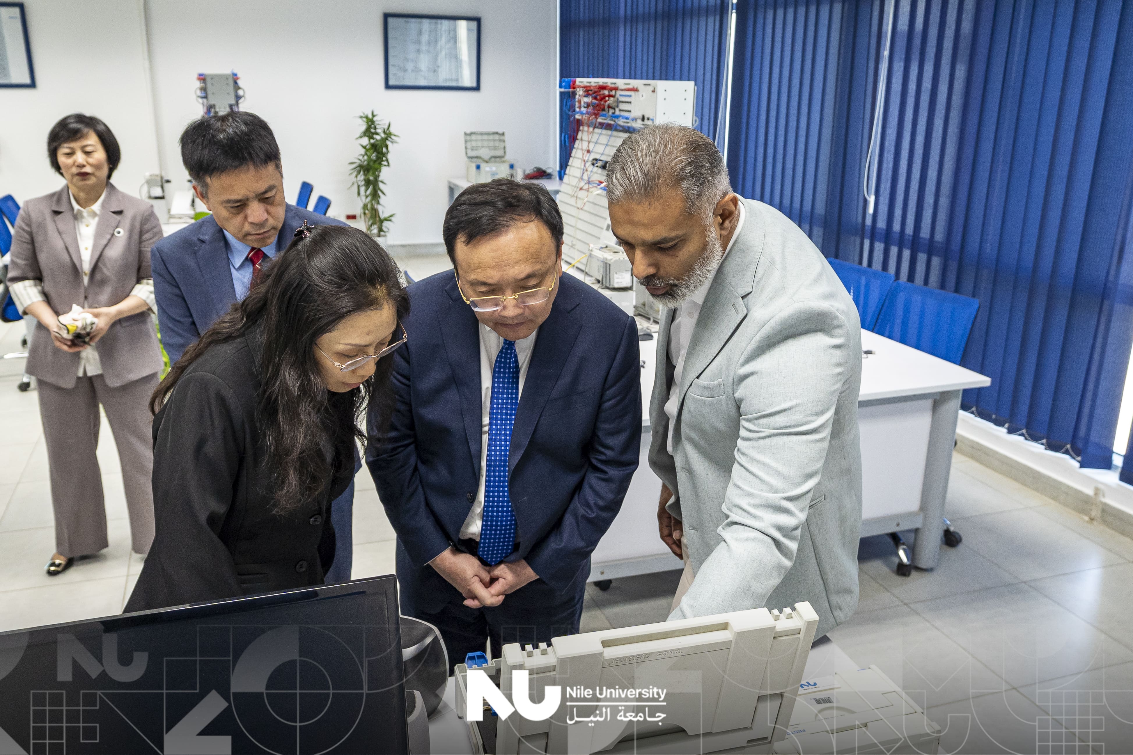 Nile University hosts a delegation from Central China Normal University (CCNU)