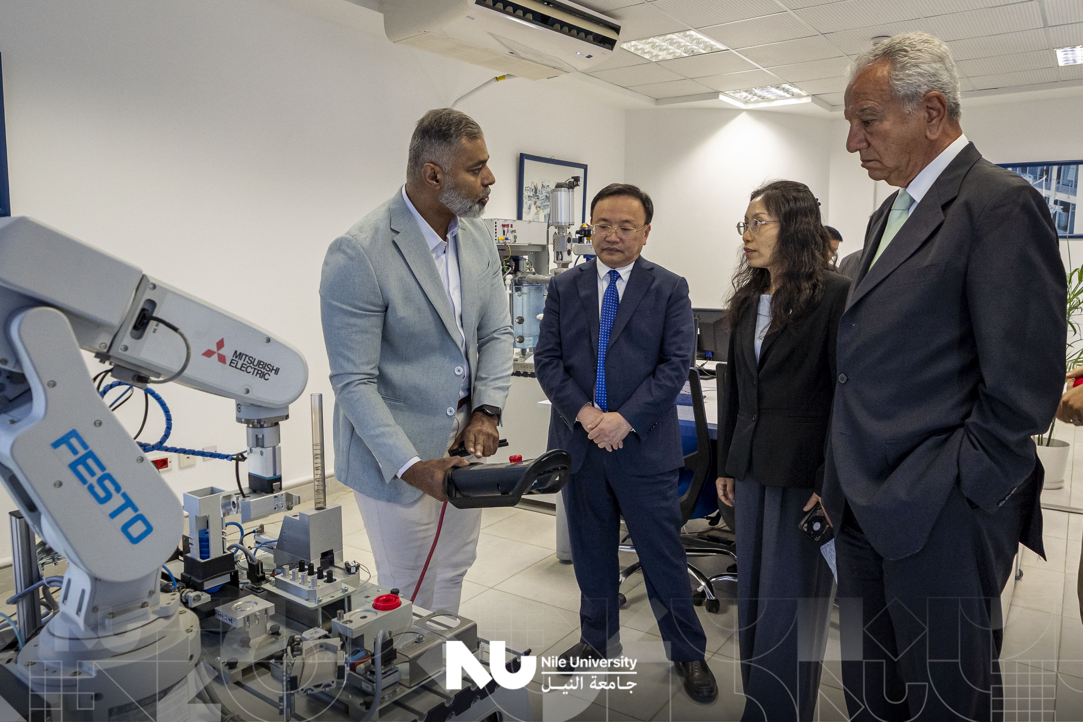 Nile University hosts a delegation from Central China Normal University (CCNU)
