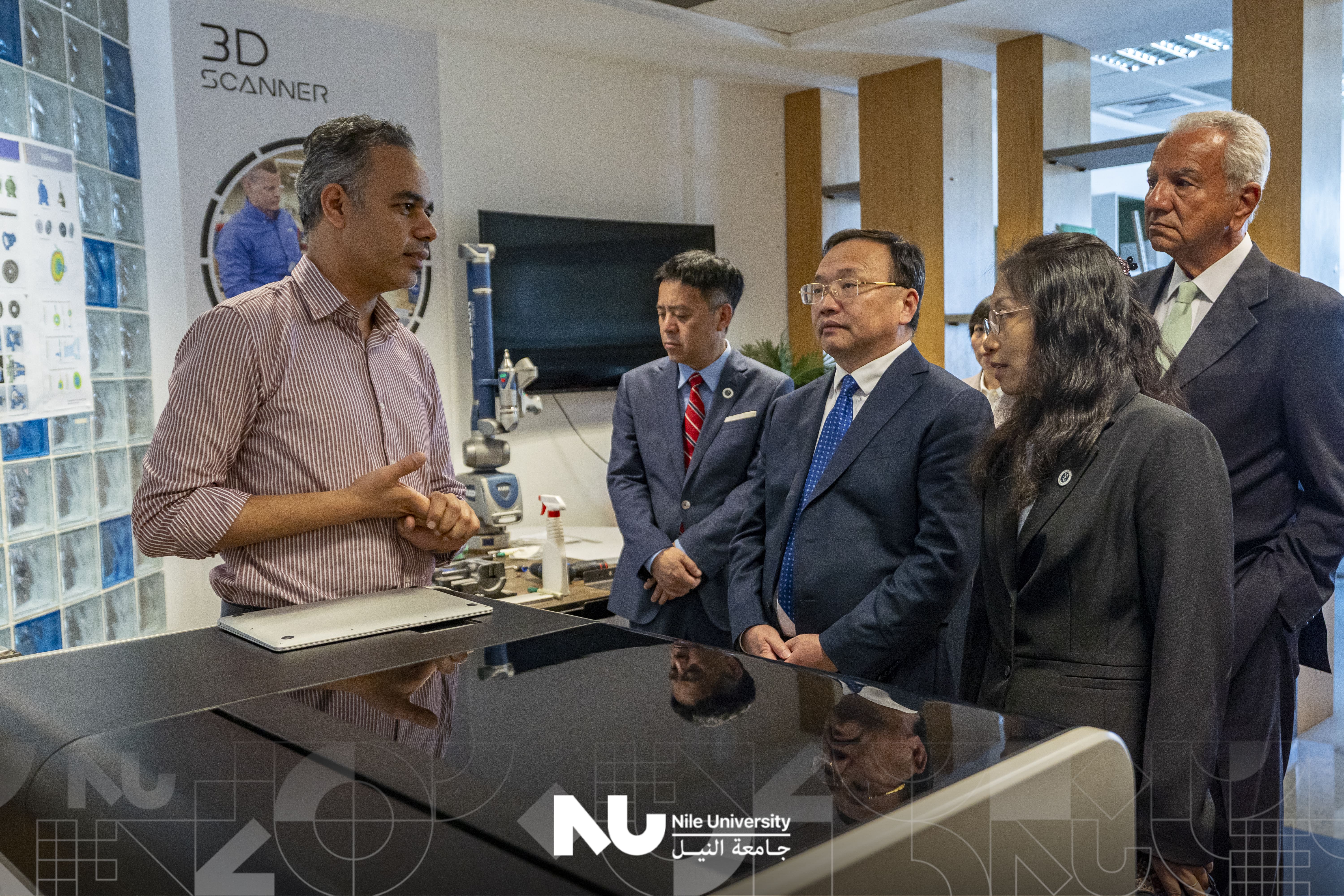 Nile University hosts a delegation from Central China Normal University (CCNU)