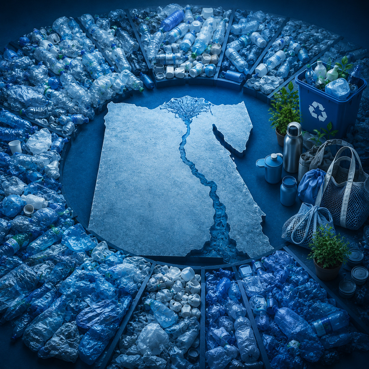 Egypt uses 5 million tonnes of plastic a year. Here's the map to using less