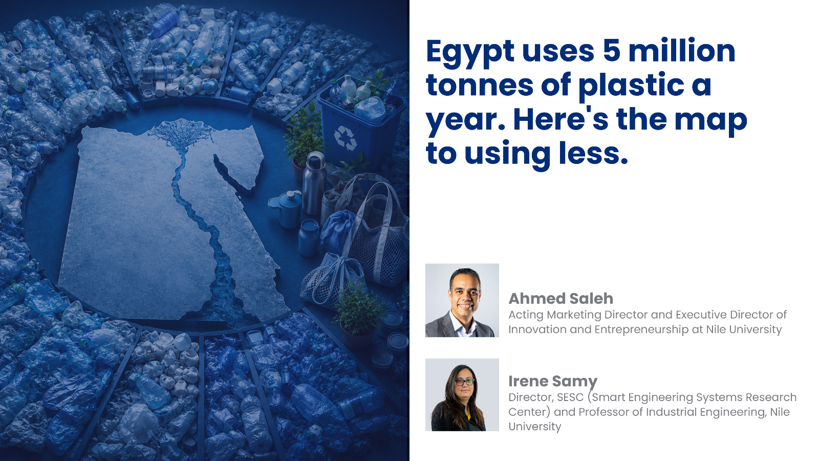 Egypt uses 5 million tonnes of plastic a year. Here's the map to using less