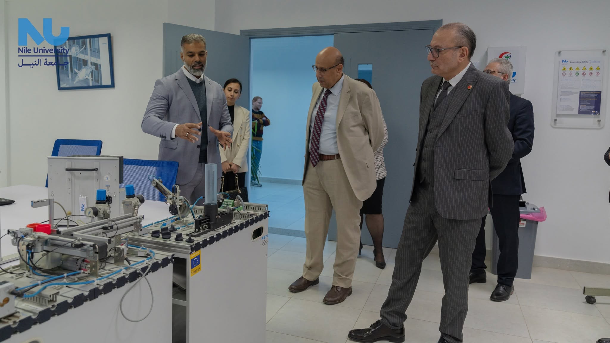 H.E. Ambassador Salih Mutlu ŞEN, the Turkish Ambassador Visits Nile University 