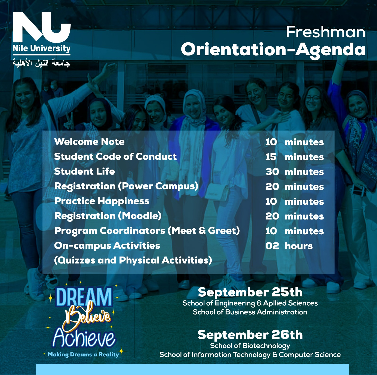 Orientation Agenda